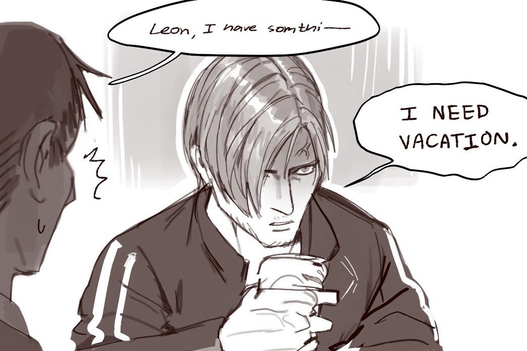 Rikky2yn's tweet photo. Doodle vendetta leon https://t.co/fbvZoUmbWy