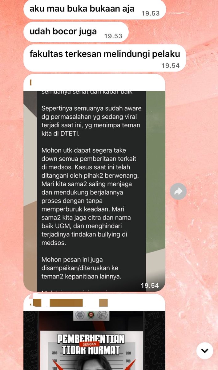 vinouraz's tweet photo. WOI FAKULTAS TEKNIK, KOK DILINDUNGI SIH PELAKU KS https://t.co/niLLy3YUOn