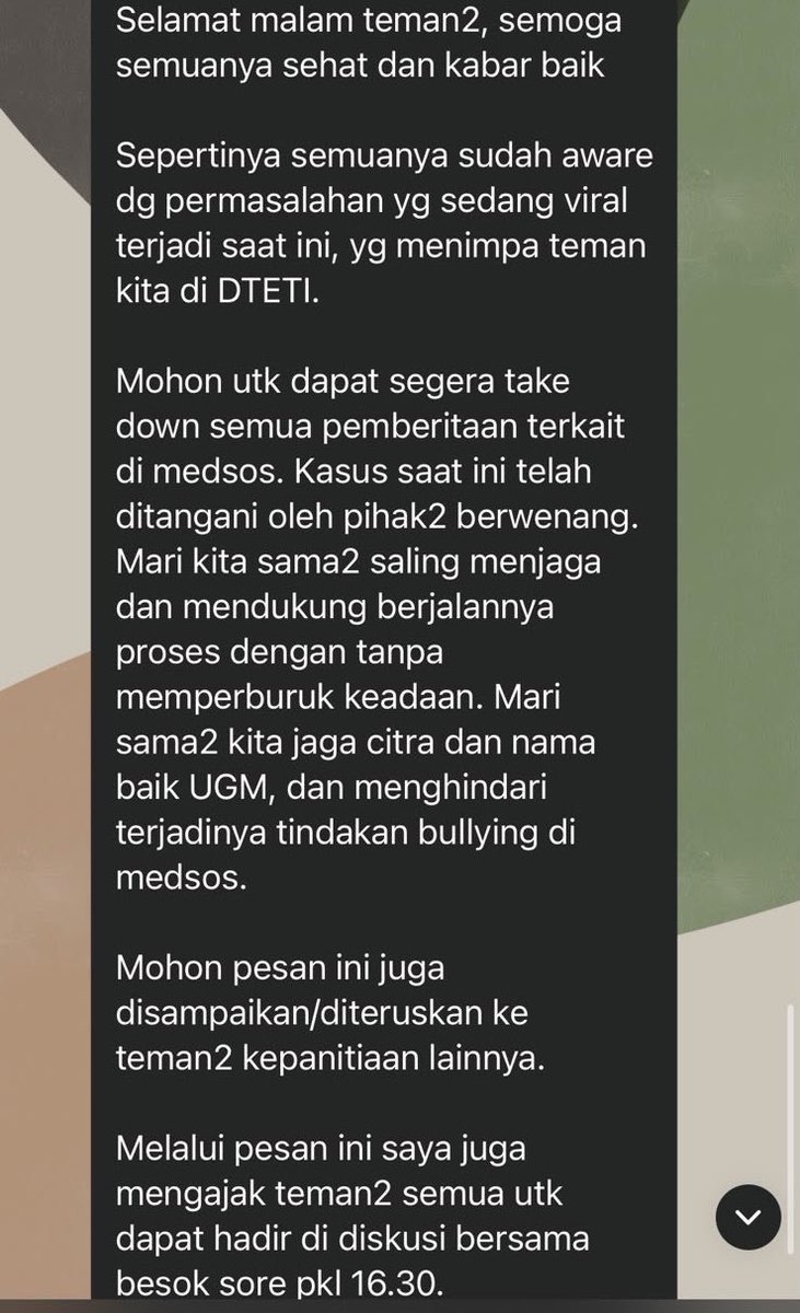 vinouraz's tweet photo. WOI FAKULTAS TEKNIK, KOK DILINDUNGI SIH PELAKU KS https://t.co/niLLy3YUOn