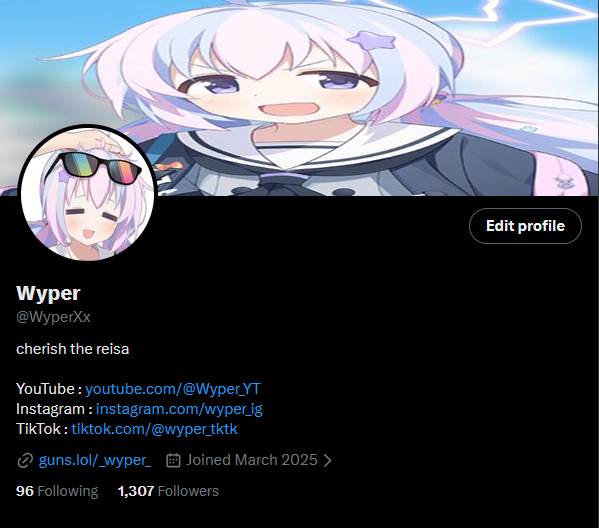 WyperXx's tweet photo. 1300 followers!!! 🔥🔥🔥 https://t.co/sAuOE6U8iM