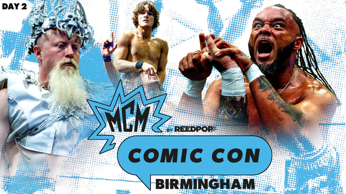 UKPW_Wrestling's tweet photo. 🚨PREMIERING NOW🚨

UKPW: MCM Birmingham Day #2

⭐️Red Scorpion vs @A_Roth7
⭐️@FabioRomano24k vs @JakkSellstrom vs @_TheodorePowers 
⭐️Samuel Saint-Daniels vs Delphine

https://t.co/nXRZM5IX7G

@MCMComicCon #wrestling https://t.co/cwOX18SyUd