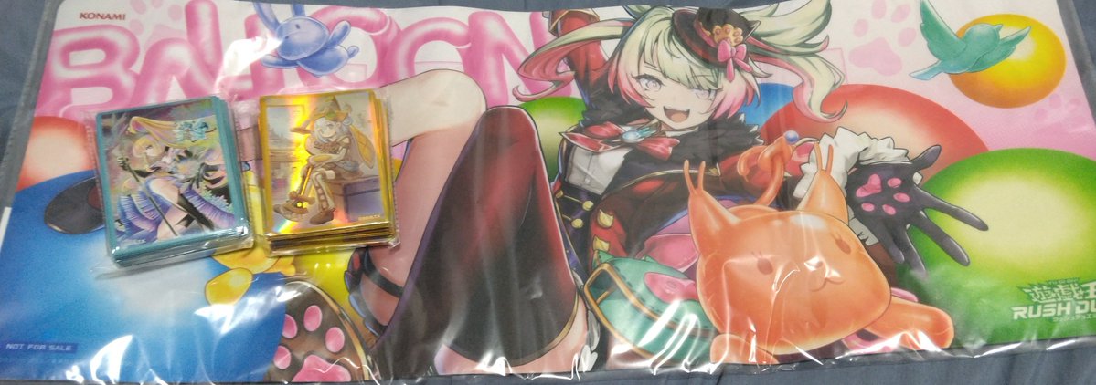 HOKUrushCS's tweet photo. 大会終了後の抽選賞景品を提供していただきました！

デュエルフィールド【バルーン・バティーア】
デュエリストプロテクター【纏竜の探索者　ラテス】
デュエリストプロテクター【聖域のプリアージュ】

こちら、ぐへへさんよりの提供になります！ https://t.co/Lv2nrgSSXL