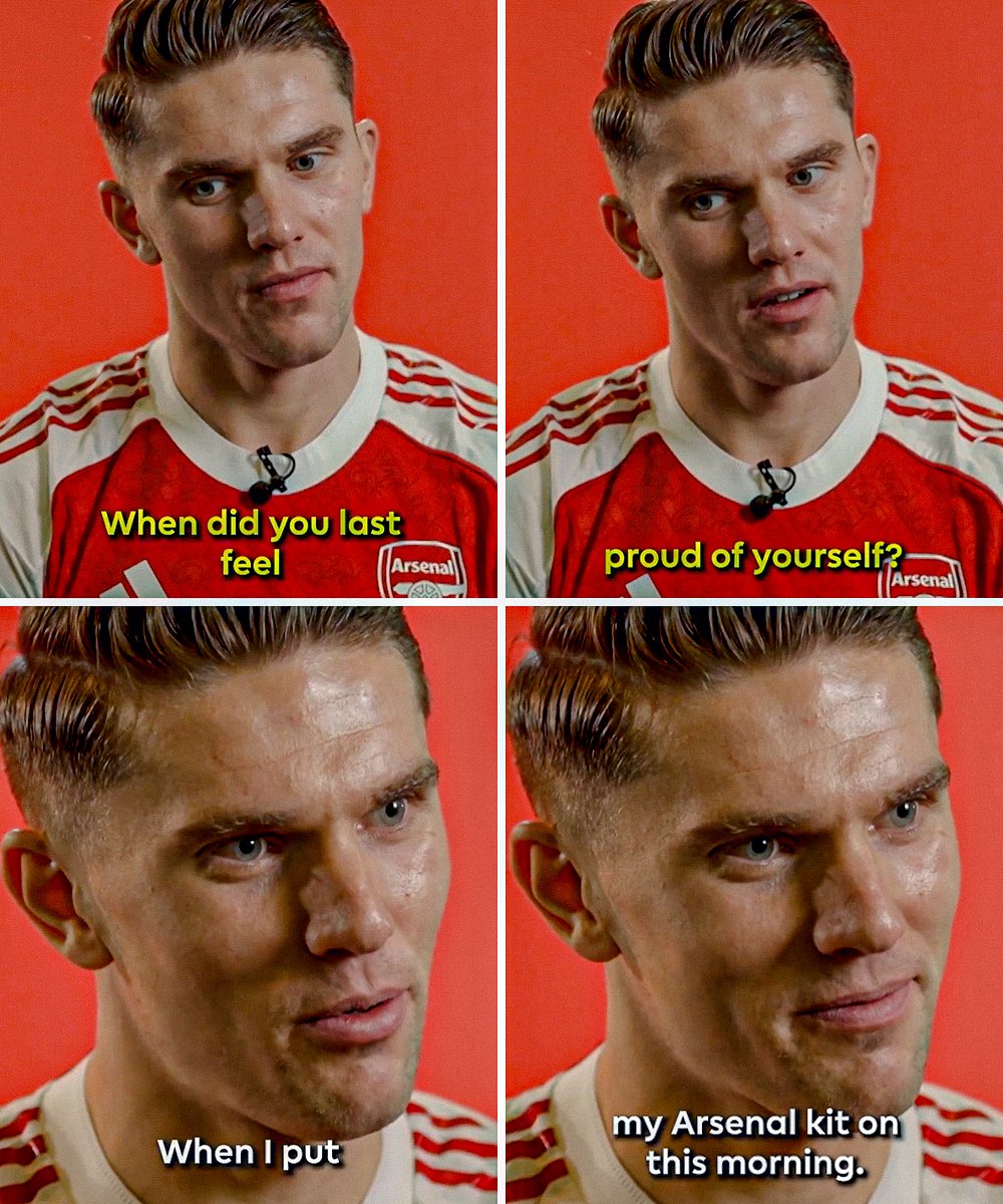 now_arsenaI's tweet photo. Viktor Gyokeres answering the question when he last felt proud of himself. 🥹 https://t.co/JYHQCPnGAD