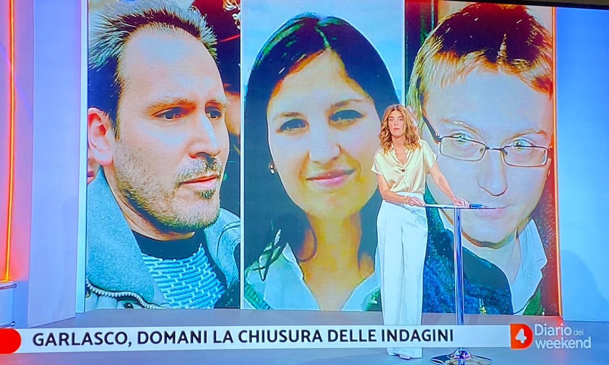Dana75Nera's tweet photo. A #DiarioDelWeekend 
Ospiti 
Professor Galassi 
Onorevole Matone
Rita Cavallaro

#Garlasco https://t.co/e1e18t6GMm