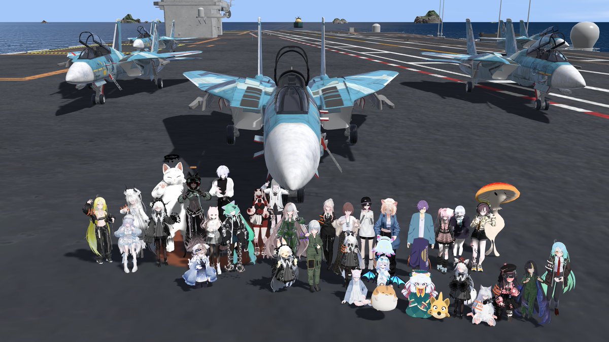 ansuke_VRC's tweet photo. 今日はゾメちゃん飛行隊の1周年記念フライトショー見てきました！
 迫力のある飛行でめちゃくちゃよかった～！
#ゾメちゃん飛行隊 https://t.co/URKGwG9CfL