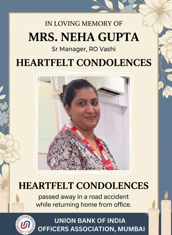 kothariabhishek's tweet photo. .@UnionBankTweets 
#Forward
Union Bank Female Employee has Died in Road Accident While Returning From Duty on Sunday. She had denied working on Sunday due to family responsibilities but her seniors forced to come on duty. https://t.co/34TnTCZCaX