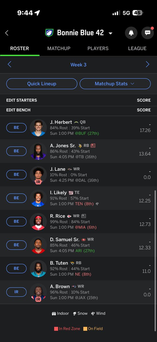 gerald536527429's tweet photo. @JoeOrrico what’s my optimized lineup here https://t.co/bA0LCEoaHF
