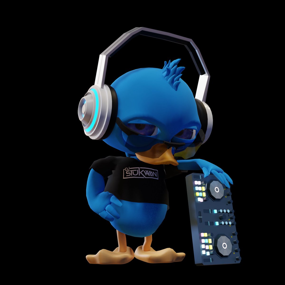 AP0LL0_XR's tweet photo. @CubeDrop21 Quakey was never ripped off from Percy. 
Percy is a penguin.
Quakey has been a little blue duck since day 1, about 2 years ago before I joined Quakey. Many iterations of Quakey exist created by different artists who interpret Quakey differently. but he has ALWAYS been a little blue duck. Nothing was ripped off brother. Quakey is an original character with no inspiration from Percy. 2 COMPLETELY different characters.