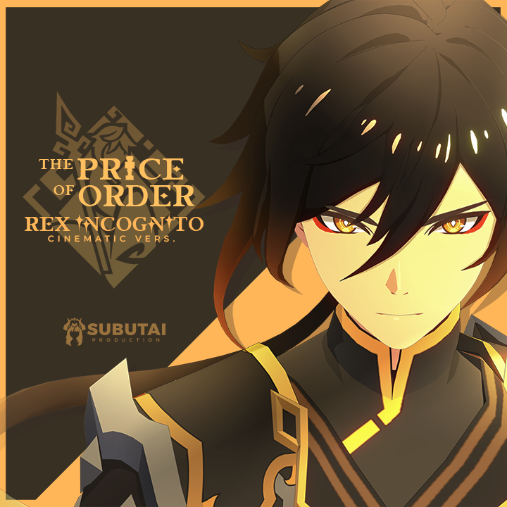 SubutaiPro's tweet photo. The cinematic version of 'REX INCOGNITO' from 'THE PRICE OF ORDER' animated short is out now.

Links to music streaming platforms in the replies. https://t.co/Z5ARc18KKu