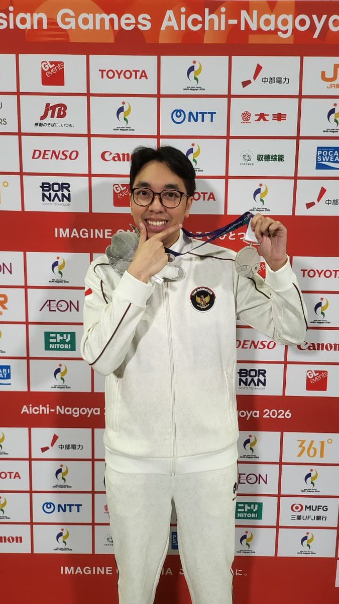 onic_eeyorr's tweet photo. ASIAN GAMES AICHI-NAGOYA 2026 POKEMON UNITE SILVER MEDAL FOR INDONESIA 🇮🇩🇮🇩🇮🇩🇮🇩🇮🇩 #AG2026 #PokemonUNITE 

Thank you God https://t.co/FTLsJYP2NX