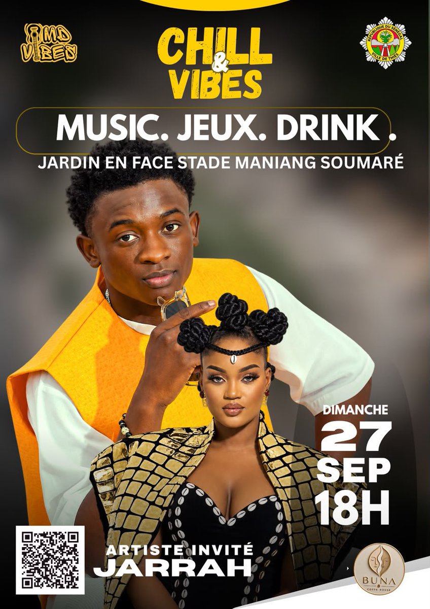 BunaCoffeeSn's tweet photo. Rendez-vous ce soir au jardin en face du stade Maniang Soumaré à partir de 18h pour un bon moment 🎶🧋🧊 https://t.co/ZgbyrRMAQ2