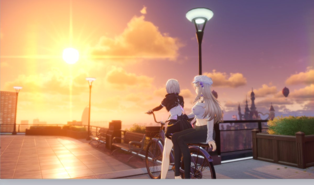 LENA_game299's tweet photo. 自転車イベントクリア🚲💕間に合った～😂✨
何気にお写真撮るの難しい…
真紅ちゃんは桜が好きなの分かって嬉しかった🌸

#NTE #NTE写真部 #真紅 #九原 https://t.co/NlulMaDo2Y