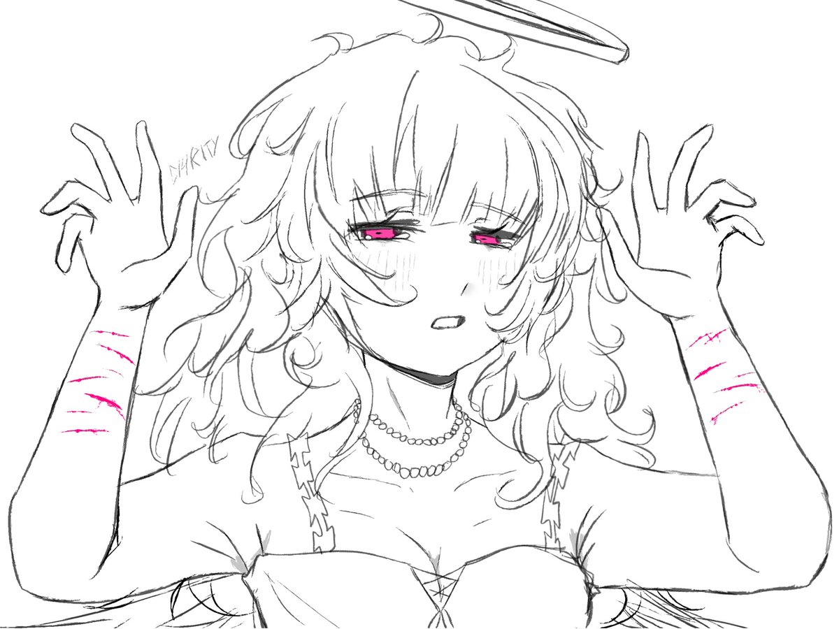 cl4rityharm's tweet photo. Angels also struggle (/ _ ; )

#blood #tw #art #sh #oc https://t.co/ZxUlRg2mDV