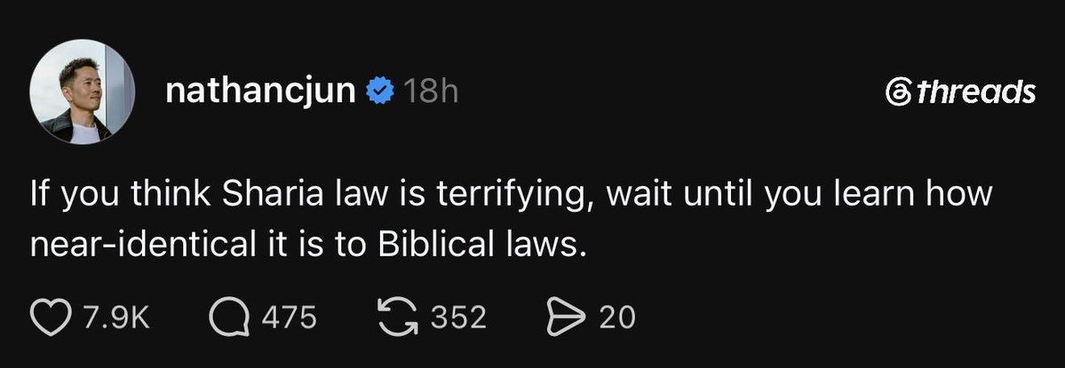 kangminlee's tweet photo. Liberals will never criticize Islam unless it's to smear or dunk on Christianity.

The only reason why gays like this boba lib hate Christianity is because Christianity says stop being degenerate and bragging about having butt sex. https://t.co/xuscKCsOZs