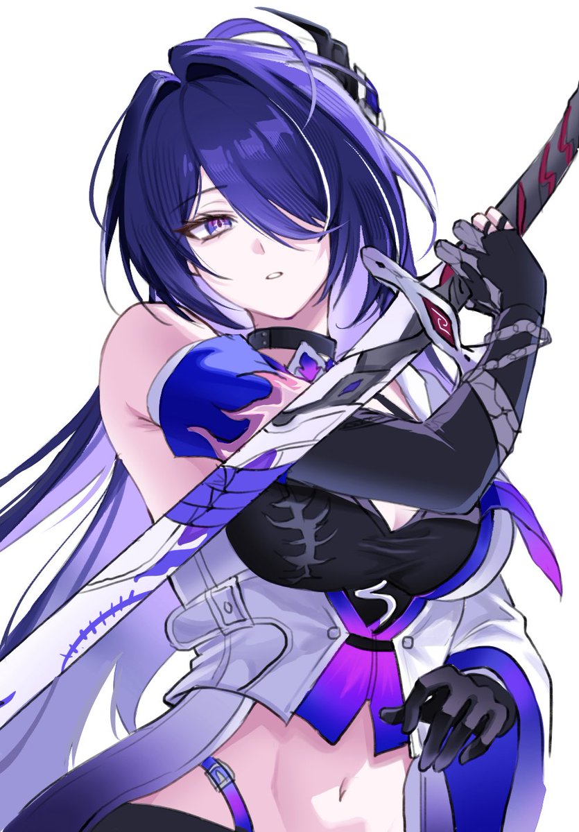 obbuzn's tweet photo. #HonkaiStarRail #Acheron https://t.co/2liWM3PFyV