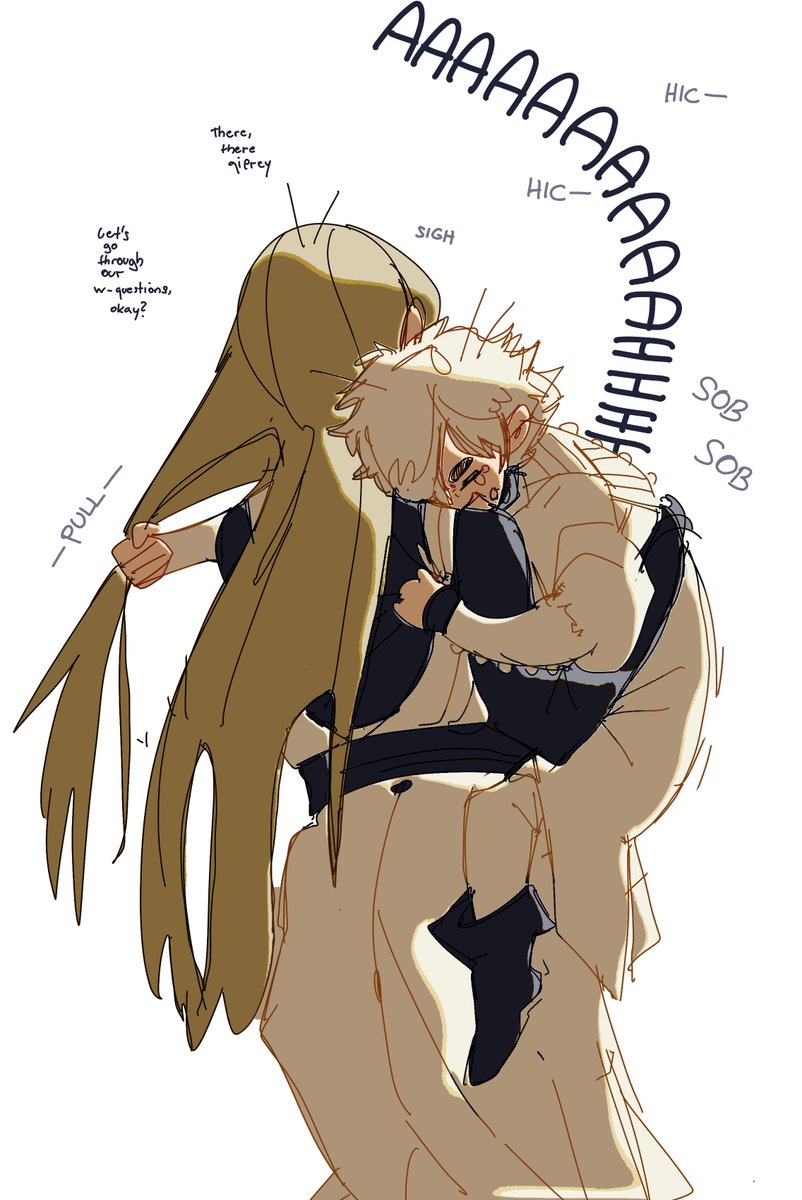 mocha26789's tweet photo. (swap au) kidfrey tantrum https://t.co/pOKBRTnGy3