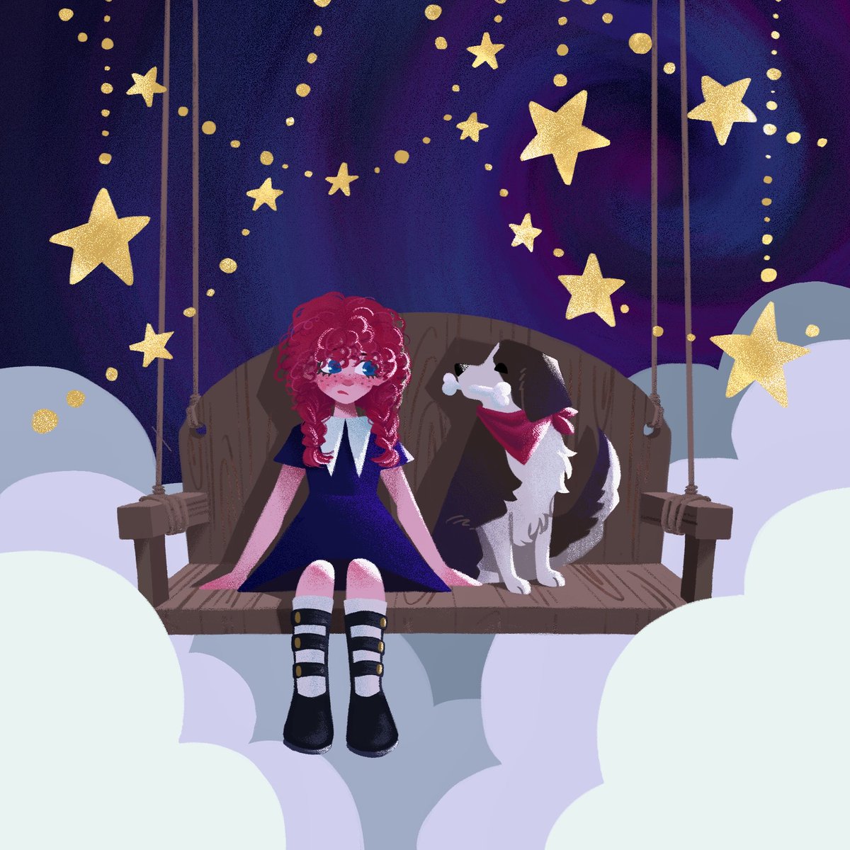 Anna022611's tweet photo. 🐶𖤐 ̖́-
 #characterdesign #art #illustration‌‌ #characterart https://t.co/4w3NC0Mi0L