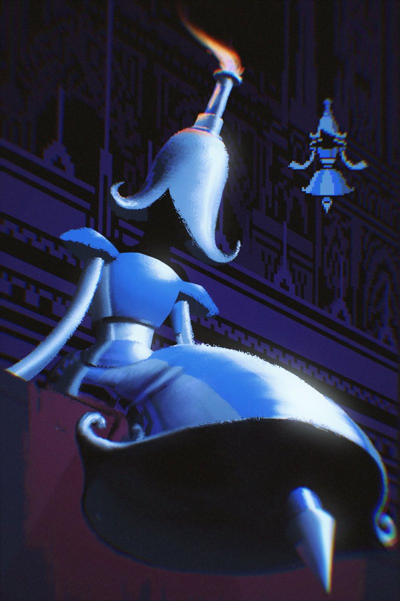 GThedog6's tweet photo. Wonderful little Wicabel #Deltarune https://t.co/obIfWJkhca