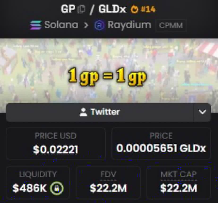 Sol_Ficra's tweet photo. โก $GP โ $22.2M MC
$53K โ $22.2M โ roughly 418.9ร. ๐๐ฅ
๐ฒ Another huge milestone โ Telegram link in my bio. Tap in.
CA: "HTmQz7My6MehV7bjhJ6jde8nDND1yvsz68d24LP7YgUQ"
#GP #Solana #Memecoin https://t.co/95HipI54C5