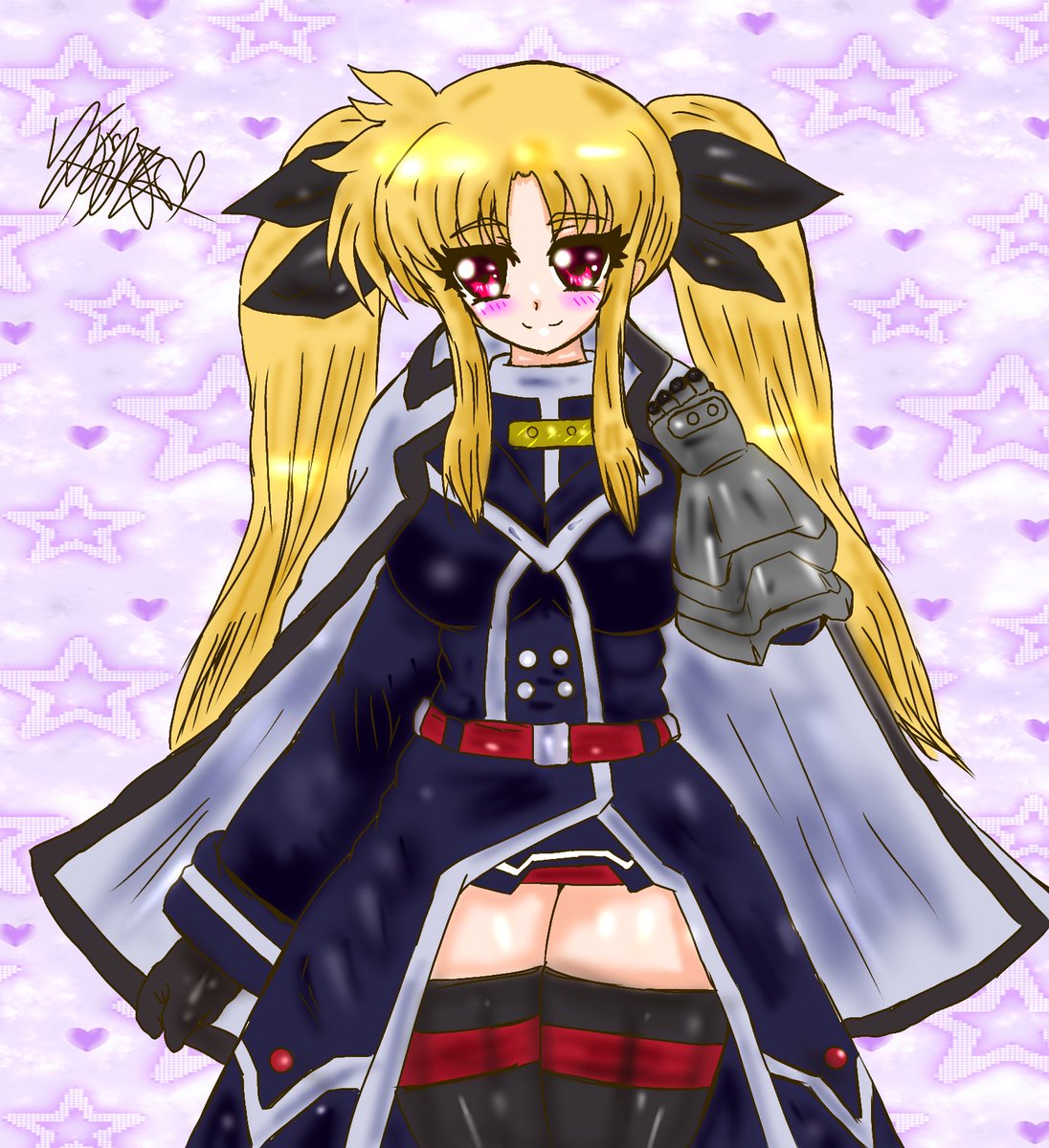 wOckSdRKsnSy126's tweet photo. 結局、今日一応のとこまで仕上げてしまったフェイトちゃん。

眼疲れて久々頭痛するから休憩。 https://t.co/0L2m8Vqp6e
