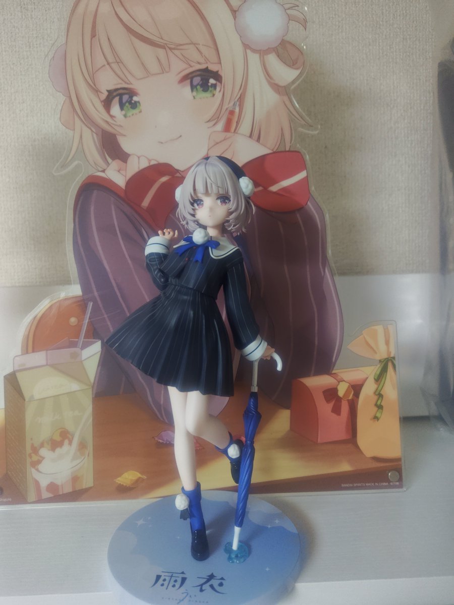 gameshirodora's tweet photo. ちょい前に届いてたけども
やっと開けれた！！

ボーカロイドの雨衣ちゃん

しぐれうい先生とはやっぱ雰囲気違うのよねっ

#FuRyu
#雨衣
#しぐれうい https://t.co/5kuEFsC3qq