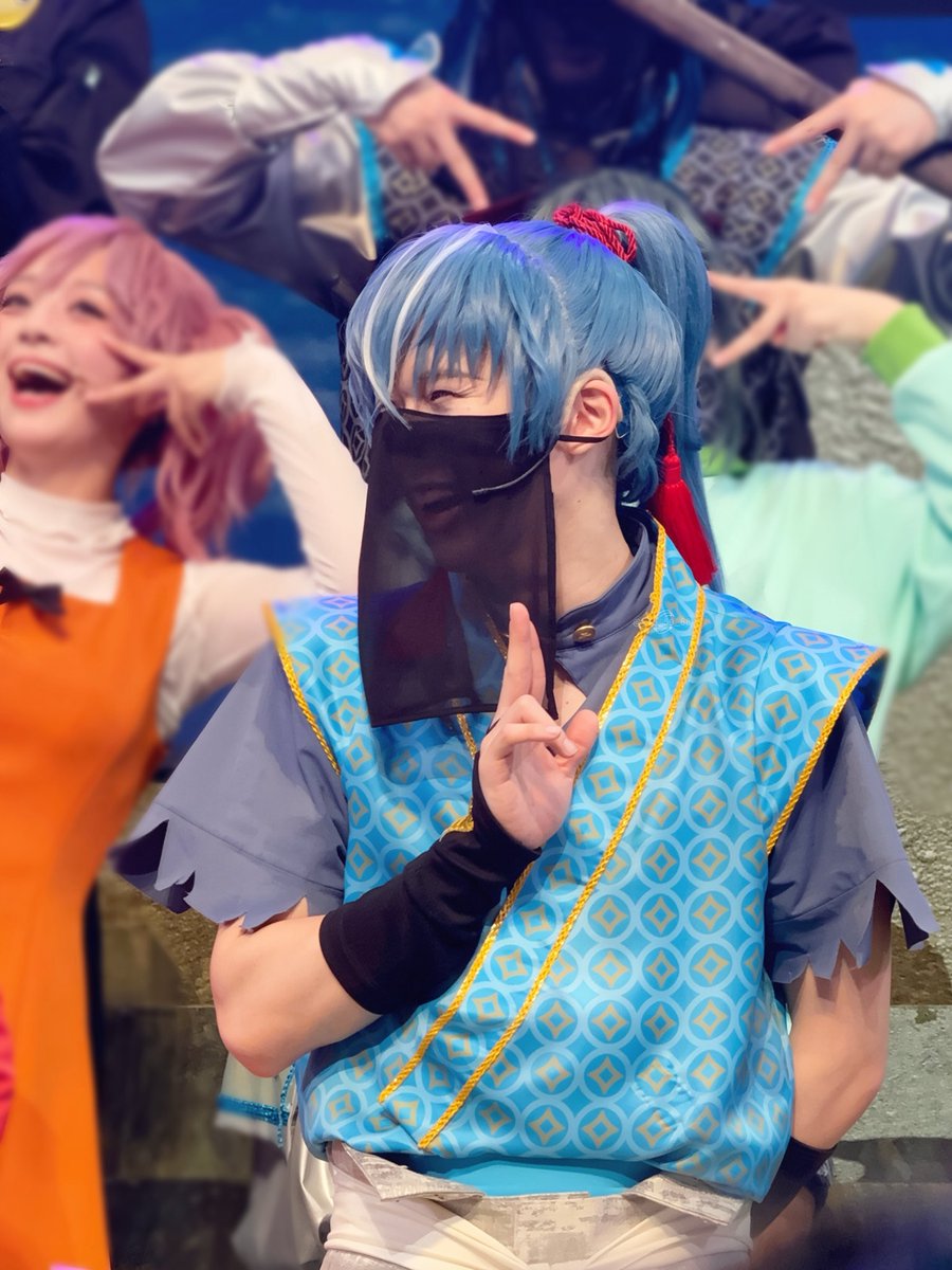 _45_59_68's tweet photo. 🐸🩵 @shinta1024 

小学生の頃リアタイで見てたアニメの舞台化。当時からドロロが一番好きで、優しくて強いドロロを大好きな心くんが演じてくれるって運命だと思いました。

笑ったり、落ち込んだり、戦ったり、どの姿もドロロとして完璧で本当に大好きです。

ドロロとして生きてくれてありがとう！ https://t.co/glYLajUQKM