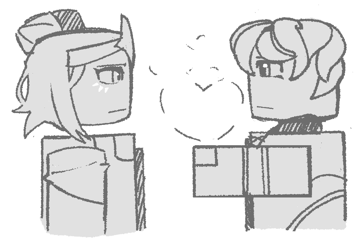 Phantomichere's tweet photo. @TowerFunkin I honest to god was supposed to draw Jaxe but got distracted by a meme https://t.co/58iQrYFbPR