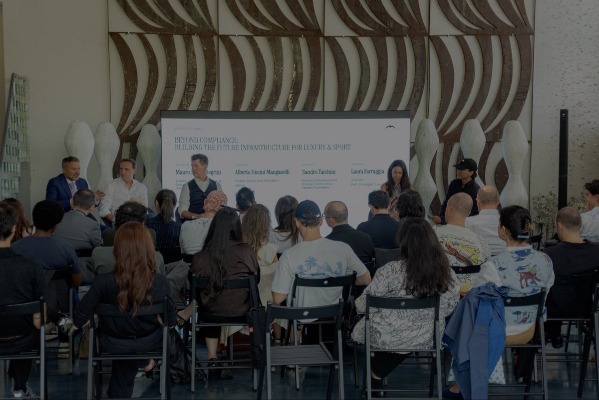 spinfrequency's tweet photo. FROM PRODUCT PASSPORTS TO SMART PRODUCTS >> THE EXECUTIVE SESSION

At Fondazione Sozzani, SPIN convened leaders across luxury, sport, manufacturing and technology to explore what comes beyond DPP compliance:

Product Passports >> Smart Products >> Smart Spaces >> Physical AI https://t.co/k5Ka4LUje6