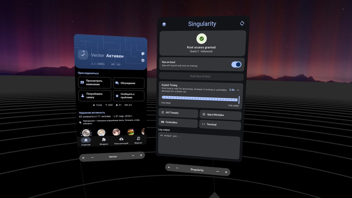 maxsspeaker's tweet photo. My Quest 2 has finally started to respect me. Now I can bring back the dock interface. https://t.co/cxqHMo2ZwI