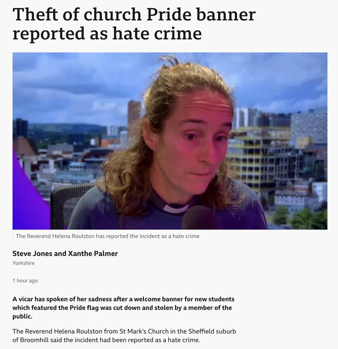 ripx4nutmeg's tweet photo. Last September, a small boat migrant dragged a 14-year-old girl to some bushes and raped her. He was not jailed - instead he had to take lessons on consent.

The BBC did not cover this story - but has covered at least six cases of Pride flags getting damaged or stolen since then. https://t.co/68u2Zq5vwU