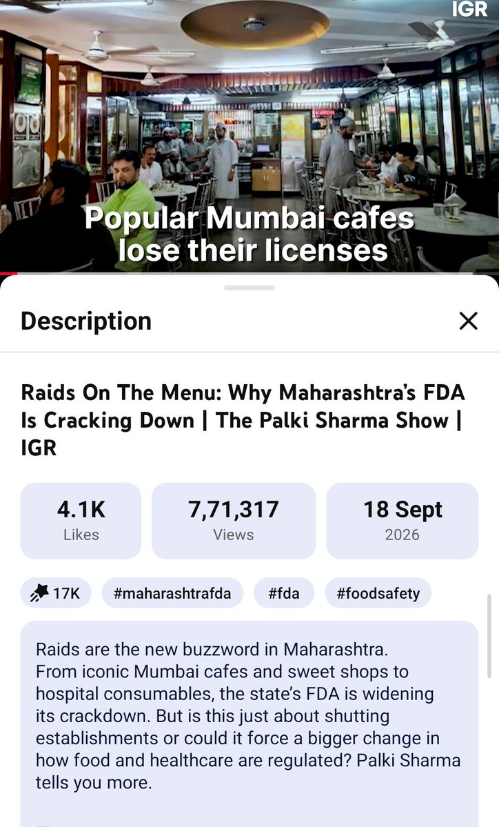 Macme1304's tweet photo. @Tukaram_IndIAS @IGR_Media 
@vdsatheesan @RahulGandhi 
@DKShivakumar @foodsafetygov @KeralaCfs @CFSKerala 

India and its food safety

Good job Tukaram ji. From Congress time food adulteration has been happening. 
How concerned is Congress or BJP or any party in the country to give good and healthy food to the people. Looks like no one is only few officers are doing this because they care. 
People need to think and vote if none of these people are worth do not vote for any.
They are not able to take care of these simple things.
CJP please look around and check what you guys are eating.
And do you need to eat all this shit? 
Ground water and soil are contaminated so what you eat too is. Why do people get Cancer? 
These ministers are the cause.

https://t.co/egP5N9nmBI

@CMofKarnataka
@CMOMaharashtra
 @CMOTamilnadu
 @TelanganaCMO
 @CMOfficeUP @RajCMO
 @cmohry @CMOGuj
 @CourtIndia @SCofIndia
 @LabourMinistry @BJP4India
 @BJP4Keralam @BJP4Karnataka
 @INCIndia @INCKarnataka
  @CMOTamilnadu @vdsatheesan
 @chennithala @IndiaToday
@CJP_for_India @ECISVEEP
 @CMODelhi @rashtrapatibhvn
 @JohnBrittas @ShashiTharoor
 @narendramodi @nsitharaman
 @AmitShah @RajeevRC_X @RBI
 @RBIsays  @FinMinIndia
 @RahulGandh @PChidambaram_IN
 @arunjaitley @DNPofINDIA 
@RSSorg @HWNewsEnglish @priyankagandhi
