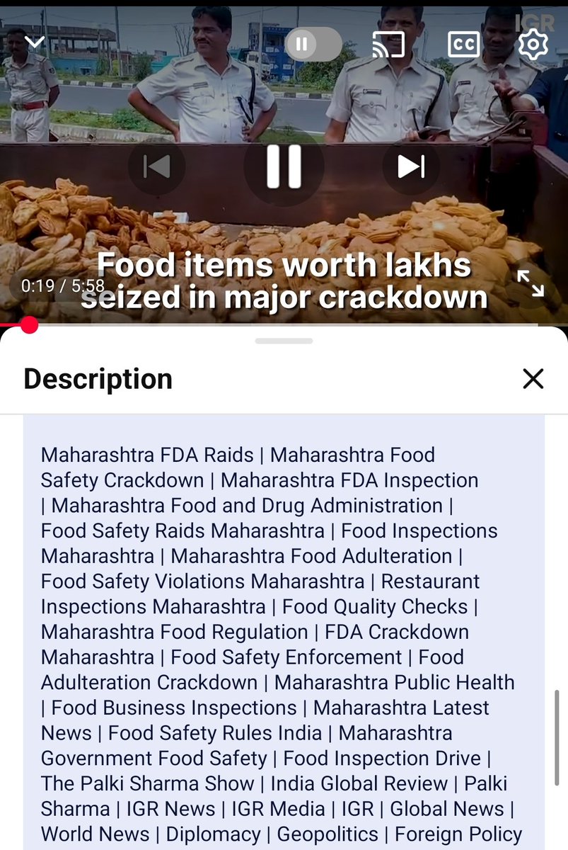Macme1304's tweet photo. @Tukaram_IndIAS @IGR_Media 
@vdsatheesan @RahulGandhi 
@DKShivakumar @foodsafetygov @KeralaCfs @CFSKerala 

India and its food safety

Good job Tukaram ji. From Congress time food adulteration has been happening. 
How concerned is Congress or BJP or any party in the country to give good and healthy food to the people. Looks like no one is only few officers are doing this because they care. 
People need to think and vote if none of these people are worth do not vote for any.
They are not able to take care of these simple things.
CJP please look around and check what you guys are eating.
And do you need to eat all this shit? 
Ground water and soil are contaminated so what you eat too is. Why do people get Cancer? 
These ministers are the cause.

https://t.co/egP5N9nmBI

@CMofKarnataka
@CMOMaharashtra
 @CMOTamilnadu
 @TelanganaCMO
 @CMOfficeUP @RajCMO
 @cmohry @CMOGuj
 @CourtIndia @SCofIndia
 @LabourMinistry @BJP4India
 @BJP4Keralam @BJP4Karnataka
 @INCIndia @INCKarnataka
  @CMOTamilnadu @vdsatheesan
 @chennithala @IndiaToday
@CJP_for_India @ECISVEEP
 @CMODelhi @rashtrapatibhvn
 @JohnBrittas @ShashiTharoor
 @narendramodi @nsitharaman
 @AmitShah @RajeevRC_X @RBI
 @RBIsays  @FinMinIndia
 @RahulGandh @PChidambaram_IN
 @arunjaitley @DNPofINDIA 
@RSSorg @HWNewsEnglish @priyankagandhi