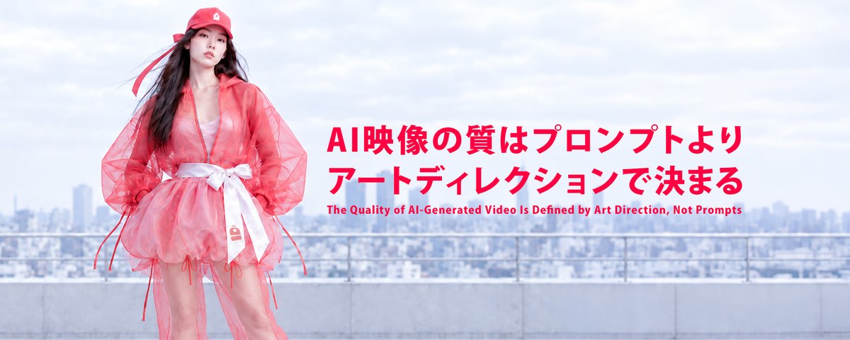 AI映像の質は「プロンプト」より「アートディレクション」で決まる—Backpack × Digital Fashion 制作記