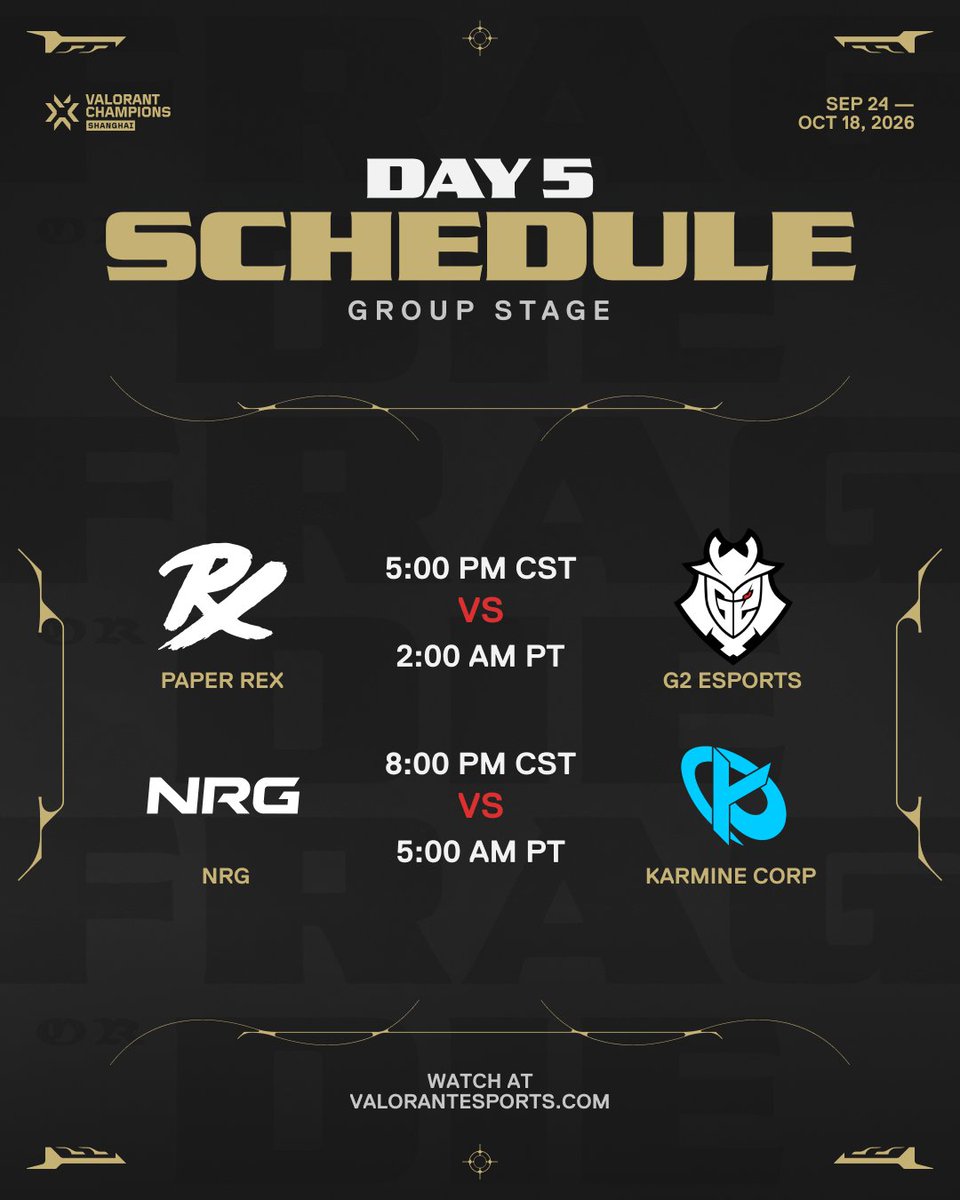 ValorantEsports's tweet photo. Don't go anywhere!

#VALORANTChampions Shanghai will return on September 29th. https://t.co/lCxNd3Pcfz