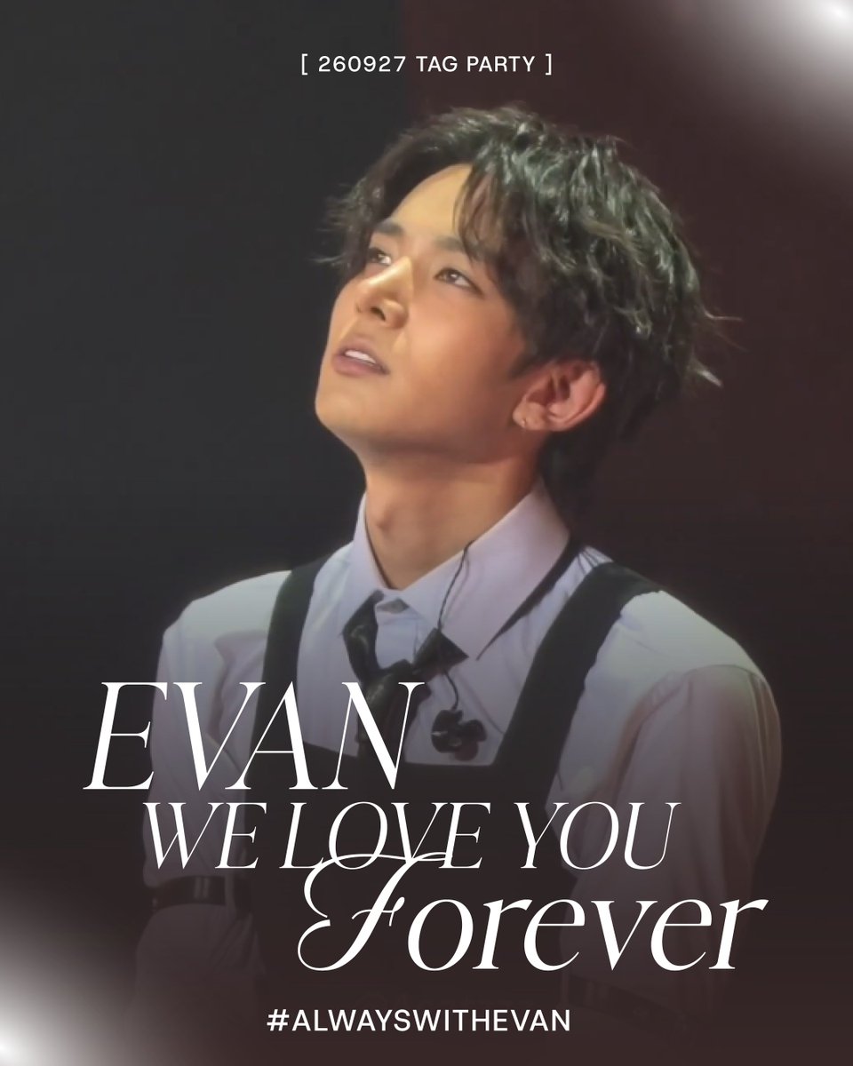 HEESTUDIO_PH's tweet photo. 💌 260927

To our EVANIE,

We’ll always be grateful for the privilege of supporting an artist like you, one we truly believe is once in a lifetime. 🤍

Thank you for never doubting our love and dedication, and for trusting that your EVERs will always be here, meeting you wherever your music takes you. Being called your EVER is something we hold so close to our hearts, and we’ll never take that for granted.

What a privilege it is to know your music, to hear the stories you pour into every song, and to be here as you continue writing your story.

From here on out, you have your EVERs with you. For the next 10, 20 years, and hopefully for many, many more. We’ll be here, cheering you on, FOREVER. 🫳🫳🫳

EVAN WE LOVE YOU FOREVER 
#AlwaysWithEVAN 
#EVAN #에반 @h_evva_n @evan_officialJP