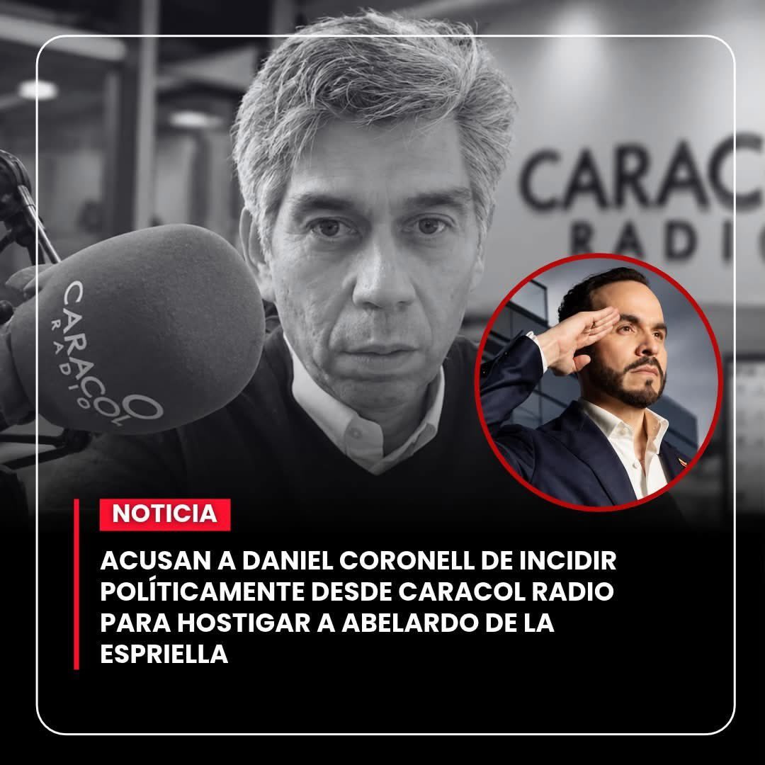 PilarEscobarBX's tweet photo. ¿PERIODISMO O MILITANCIA?
Daniel Coronell tiene todo el derecho a criticar al presidente Abelardo de la Espriella. Lo que los colombianos también tenemos derecho a exigir es periodismo con equilibrio, rigor y responsabilidad.

Si su espacio en Caracol Radio se convirtió en una tribuna sistemática contra el Presidente, Caracol debe responderle a su audiencia: ¿esa es la línea editorial del medio?
La libertad de prensa también implica responsabilidad frente a lo que se informa.
¿Ustedes creen que Caracol debería revisar el papel de Coronell en su programación?
@CaracolRadio @DCoronell