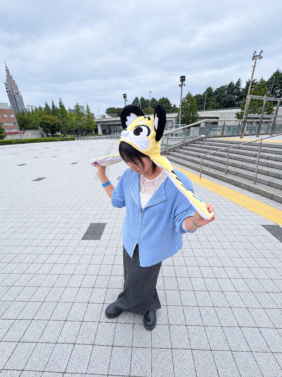 ykz15's tweet photo. 今日しか被らないであろう🐯は
記念に写真に収める事にした！笑
次は15周年のライブ楽しみに頑張ろ🩵
#DnE
#ドンヘ
#ヒョク
#ArcaDE https://t.co/CjoQ9S5I4y