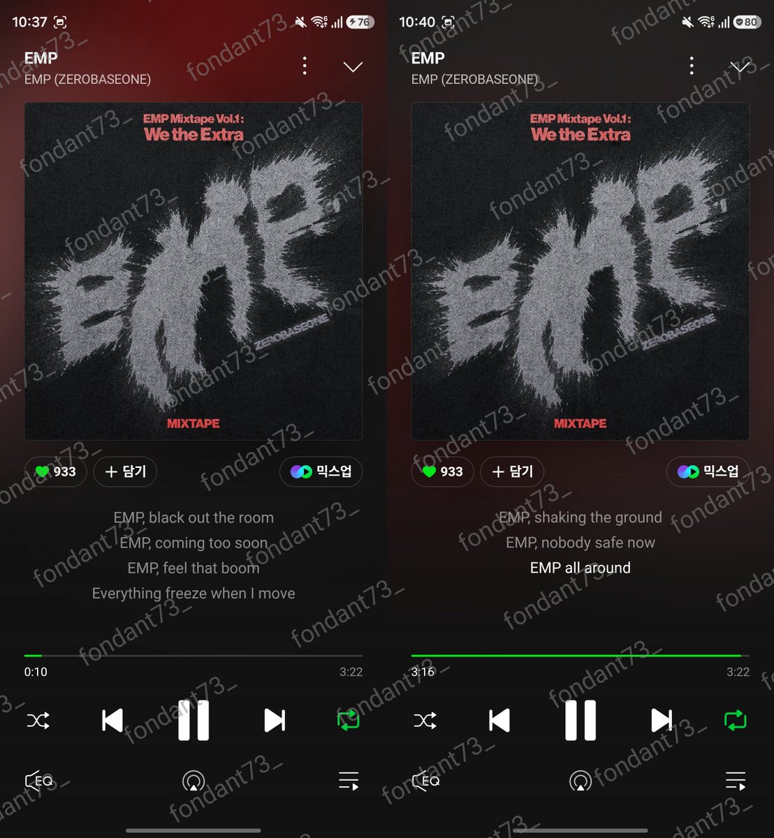 fondant73_'s tweet photo. @ZB1_official 0927 오후10시
#ZEROBASEONE #ZB1 #제로베이스원
#ZEROBASEONE_EMP #EMP 
#EMP_Mixtape_WetheExtra https://t.co/priAuhTIMI
