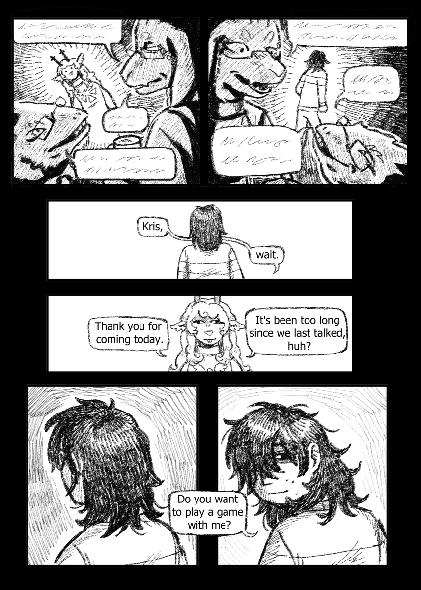 bakedbananners1's tweet photo. cw // self harm

"it was just a stupid prank" (1/7)
#deltarune https://t.co/UMVJzAe2Le