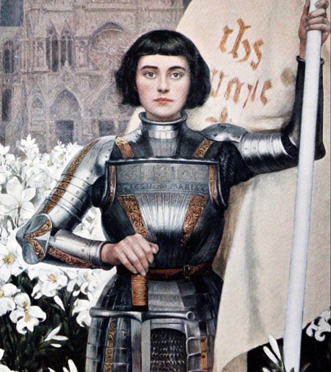 prayandfast2's tweet photo. "I am not afraid, for God is with me. I was born for this!"

- St. Joan of Arc https://t.co/3wcOYmW0yn