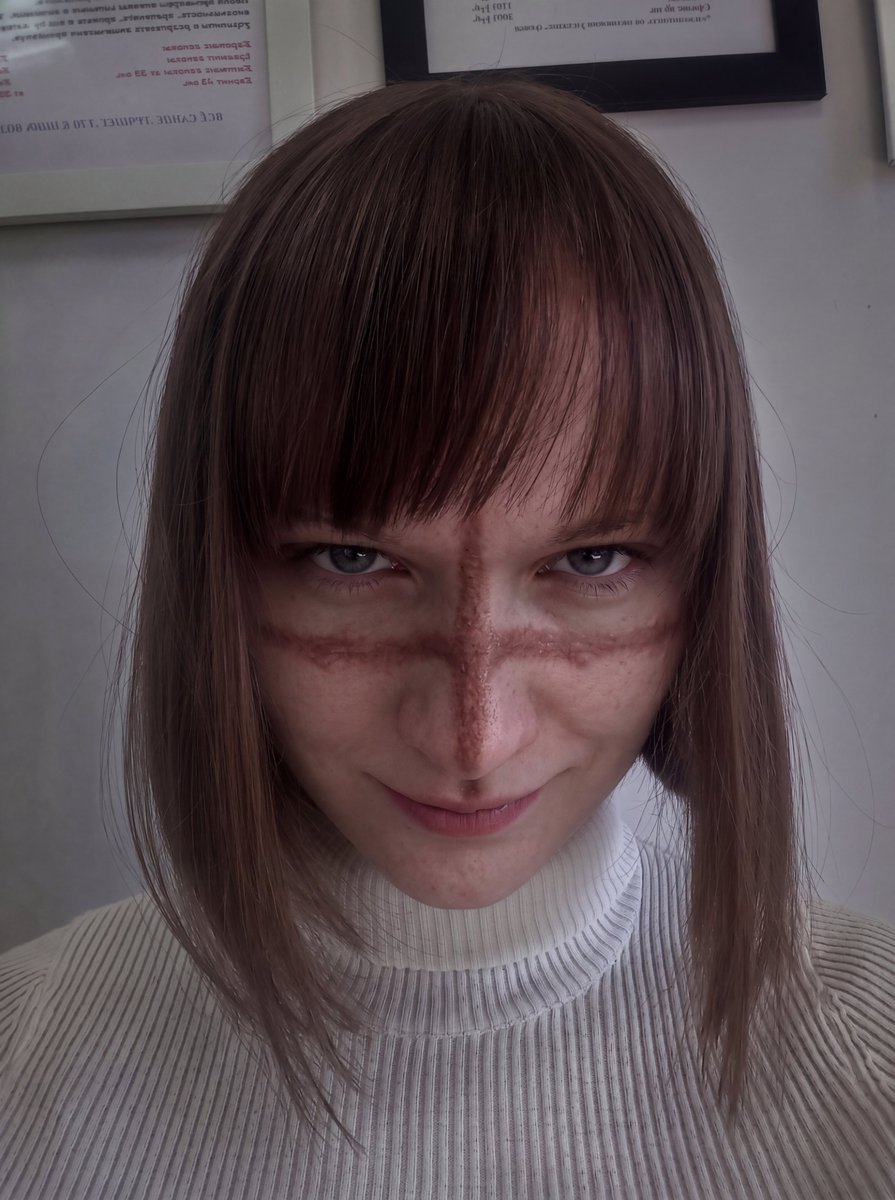 VSUSnwau's tweet photo. Around 2018, I read the Crossed comic book series. On the one hand, this is natural trash and ultra-violence. On the other hand, there is nothing like it anymore, which makes this work unique. Generated a series of portraits of a girl infected with the Crossed virus.

#VSUSart #OC #OriginalCharacter #AIart #Crossed #Horror #Psychopath #FatalFemale
