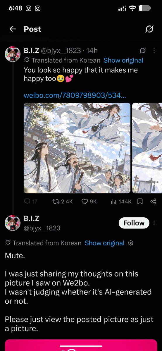 Limivryk's tweet photo. Still not taking that post down?!! This is pissing me off omg https://t.co/AnrtwPYXm9