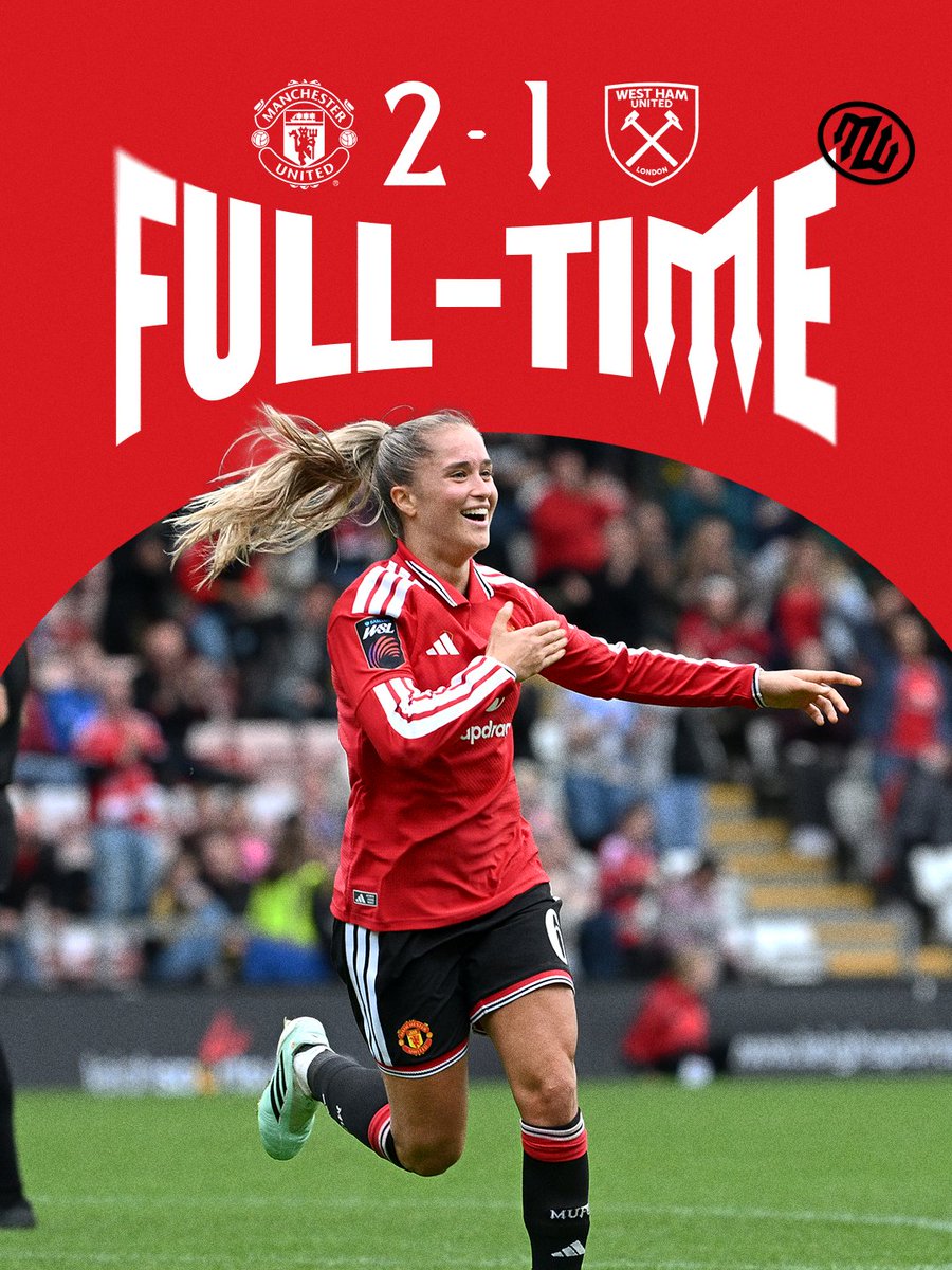 ManUtdWomen's tweet photo. Job done in the #WSL! ➕3️⃣ https://t.co/Sfk7nF6onn