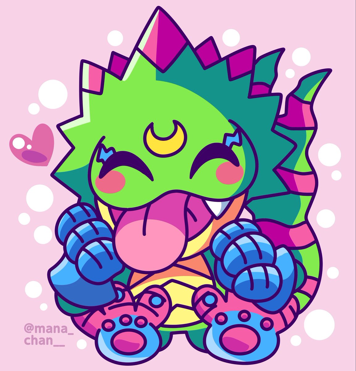 mana_chan__'s tweet photo. goodbye Gekkomon… 🥺💚🩷
#DigimonBeatBreak #digimon https://t.co/qJrcWSvj61