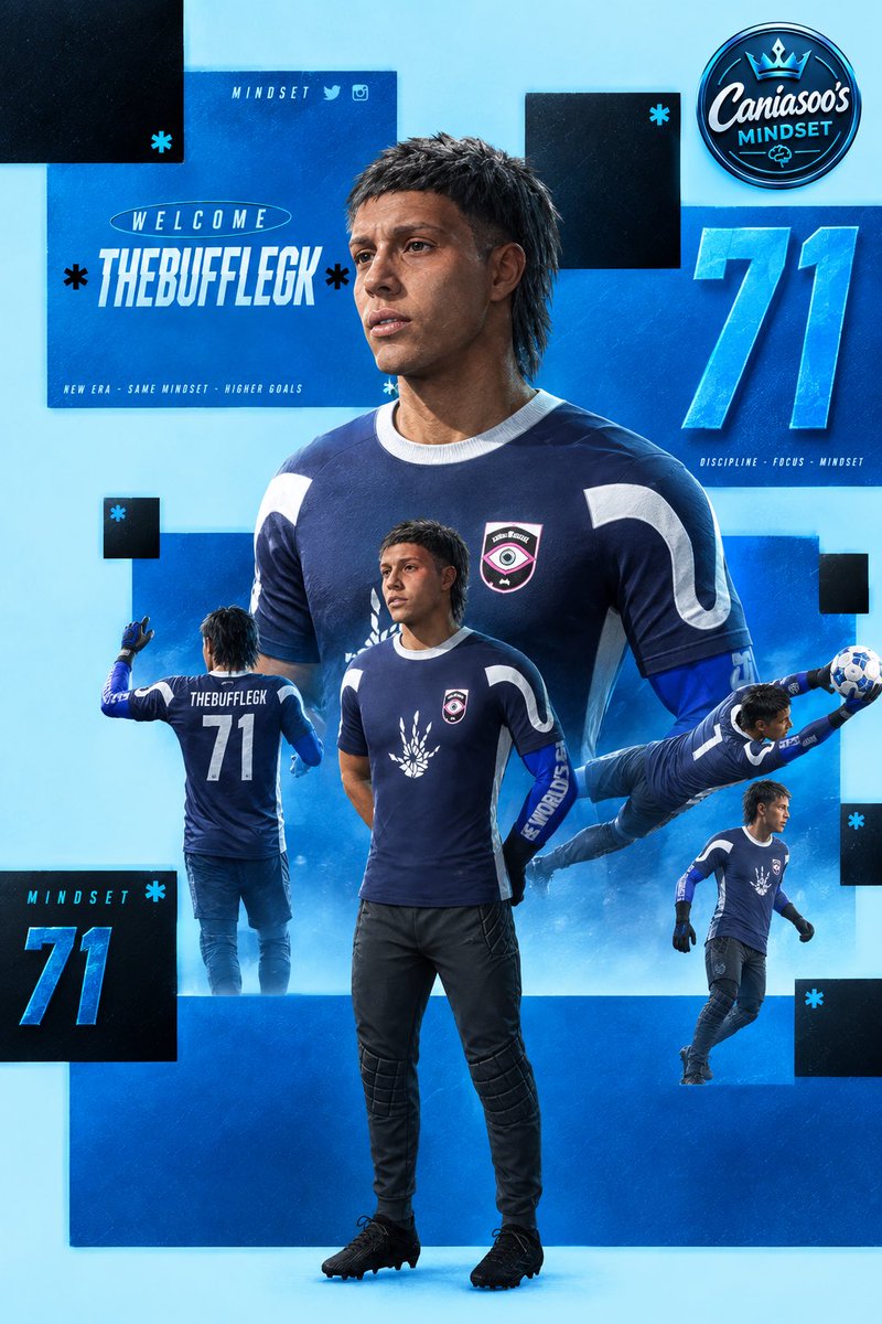 MindsetVPG's tweet photo. 🚨 | S1 : THEBUFFLEGK

@Bufflex7 IS ONE OF OUR NEW GOALKEEPER

#CANIASOOMINDSET 🩵����💙 https://t.co/kDHUFJAMeT