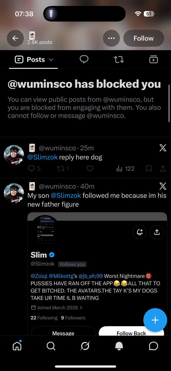 DaedAouar's tweet photo. @wuminsco State of you deleting posts of you getting bitched 🤣😂🤣😂😂😂😂😂 https://t.co/hSNW4ioz6E