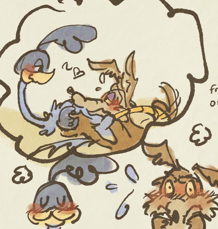 BeetleBiscuits's tweet photo. doodle for tonite.. theyre both losers in their own way!!!!!... https://t.co/oA9Dx796Rr