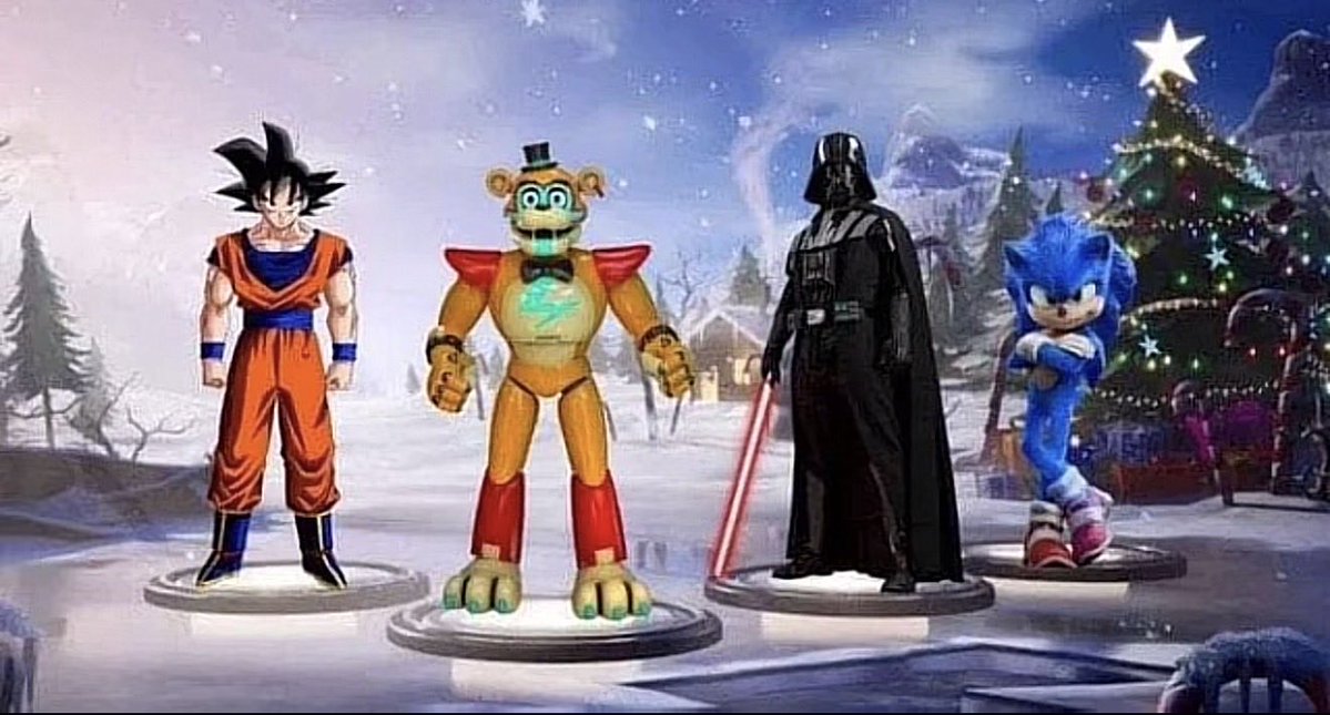 up_on_neptune's tweet photo. @Fortnite @FNAF_ScottGames The prophecy has been fulfilled https://t.co/ENmj3u2yny