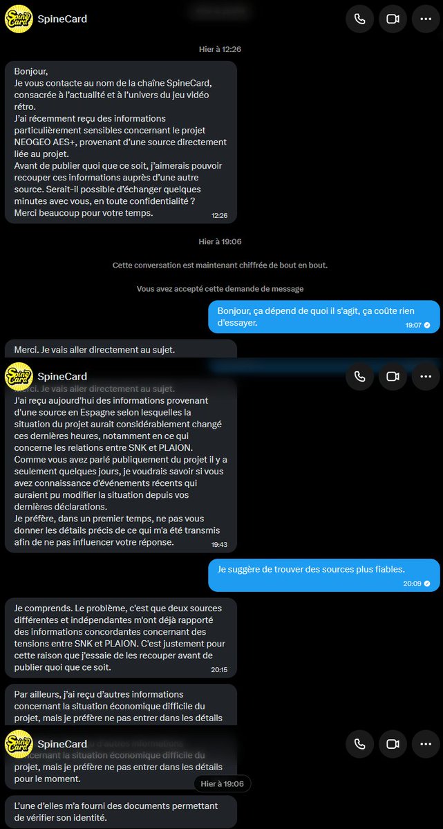 furrtek's tweet photo. @KI_Fulgore_ @SpineCard False information. The guy very awkwardly tried to pull some infos from me yesterday by DM. Two-faced dishonest drama hunter looking for views. Not worthy of your time nor subscriptions. https://t.co/hPN8A18YZp