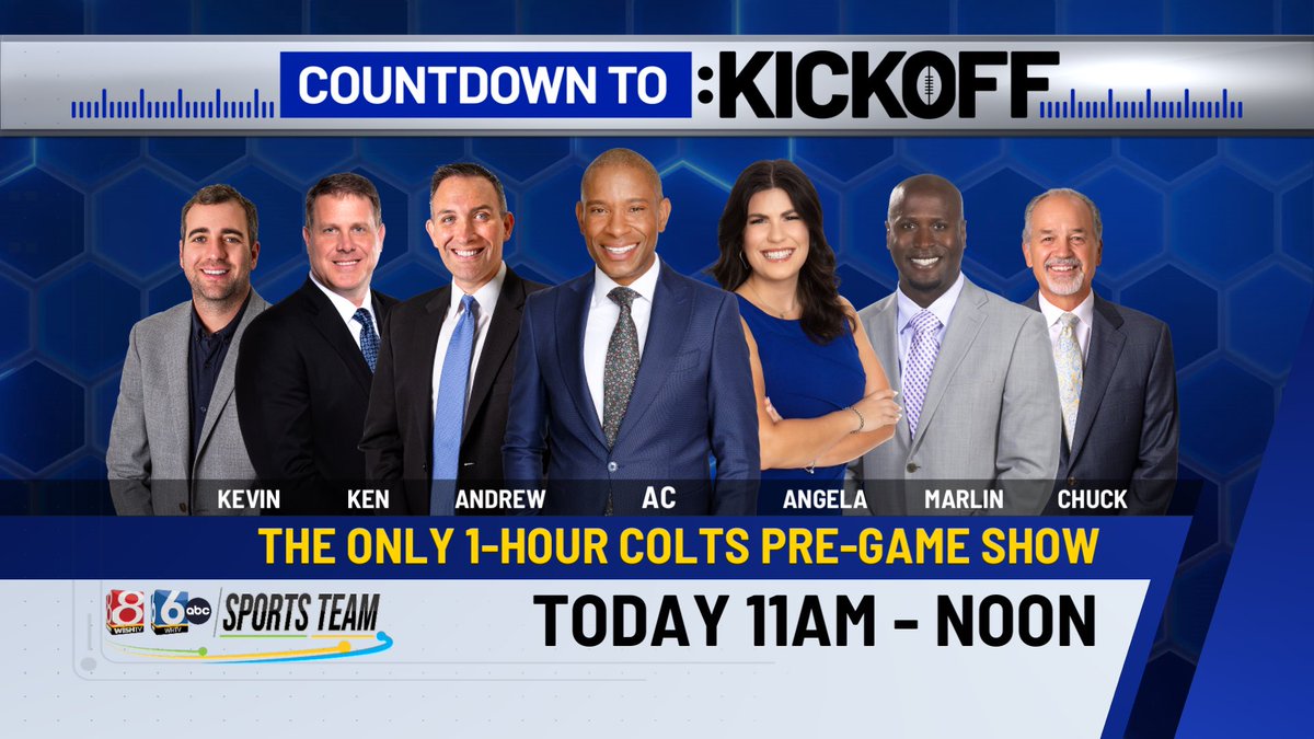 ACwishtv's tweet photo. MUST-WIN! 

We’re LIVE on the FIELD #Colts #Texans

• @ChuckPaganoNFL weighs in on today’s game  
• Colts INSIDER @KBowen1070 has latest on team 
• DALLAS CLARK is on the show today 👀

WATCH at 11am on @WISHNews8 and @wrtv https://t.co/bAWGJLScky